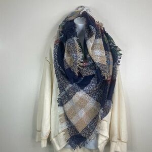 3/$20 Plaid Oversized Blanket Scarf